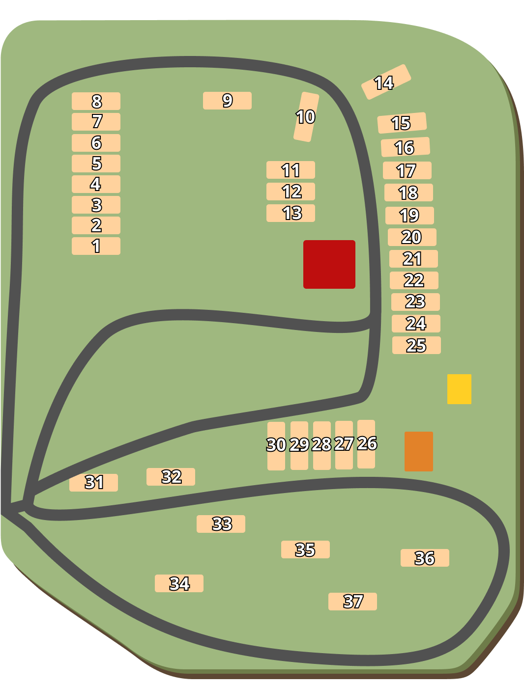 B-BAR-M Campground property map