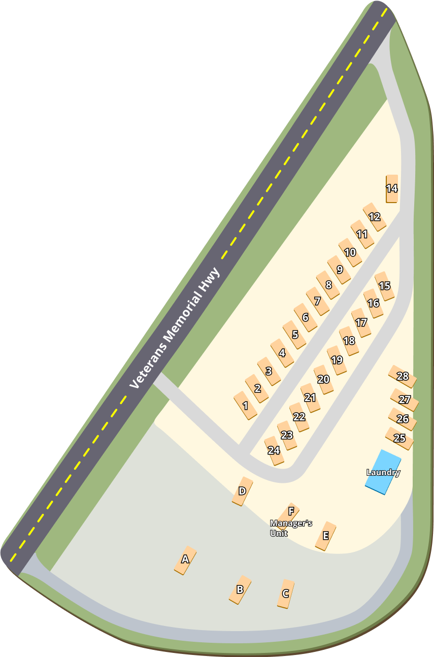 Beatty RV Park property map