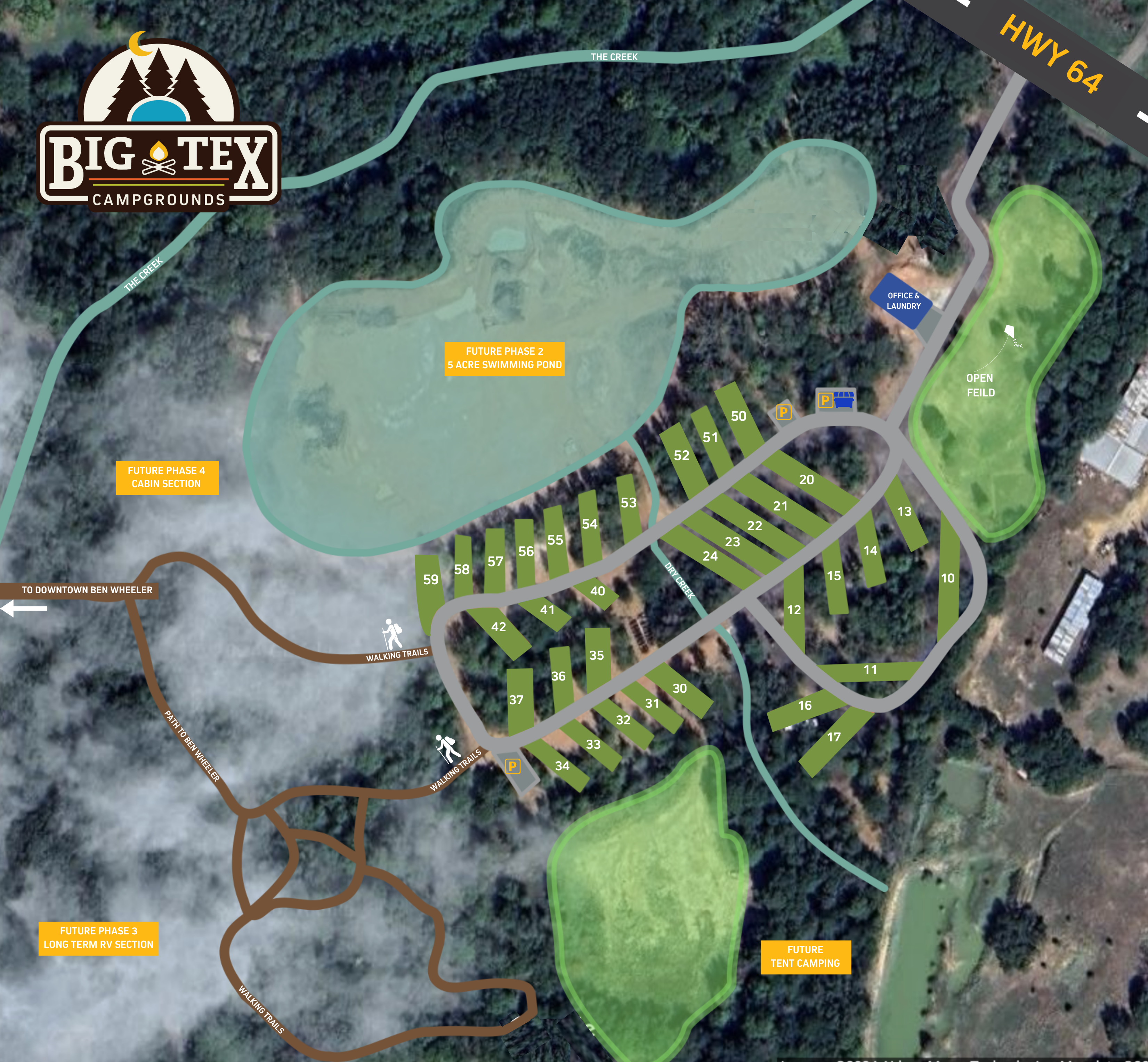 BIG TEX CAMPGROUNDS property map