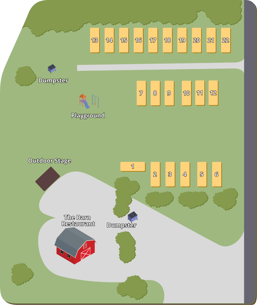 Breezy Barnyard Campground property map