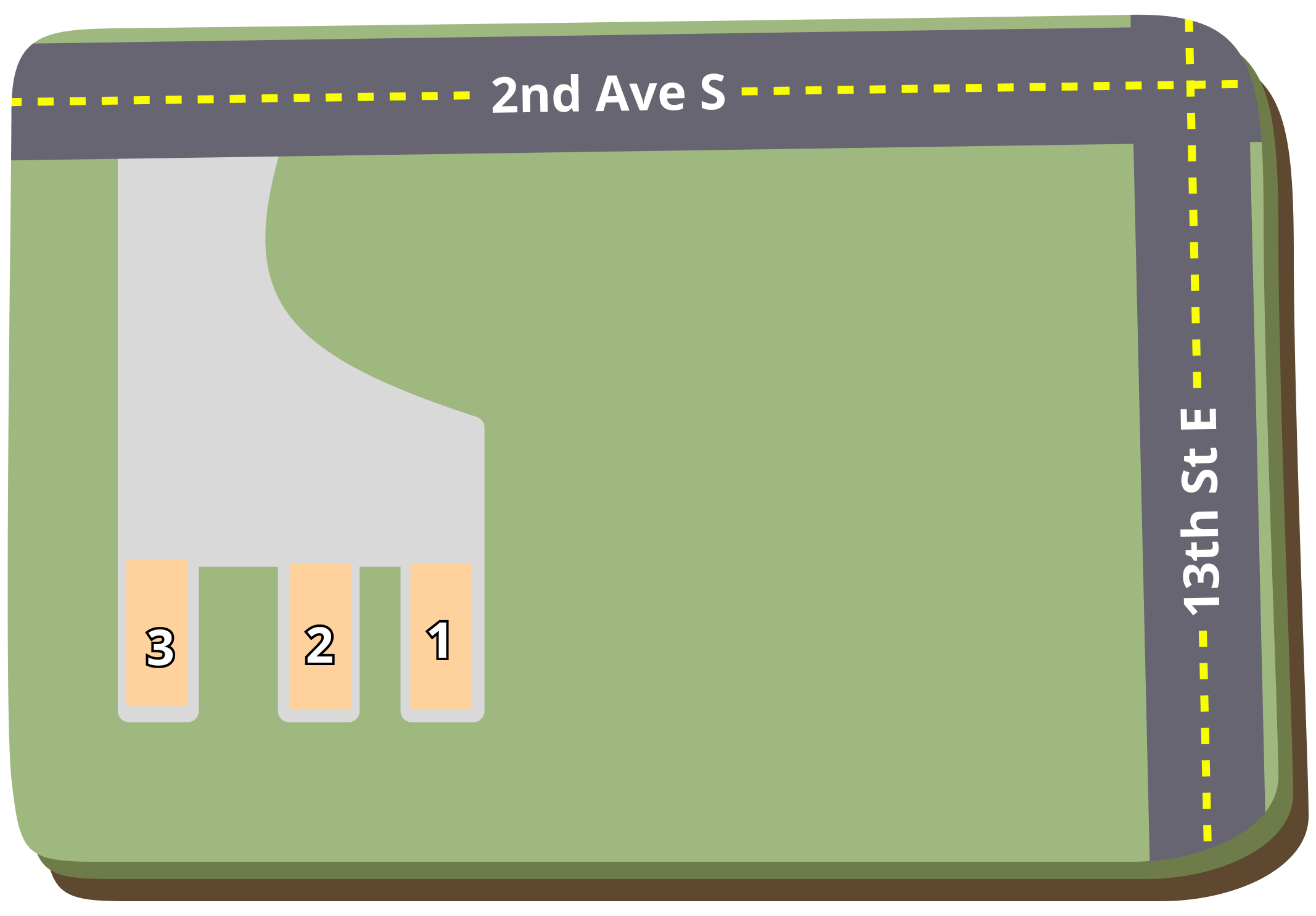 Camp Salty Turtle property map