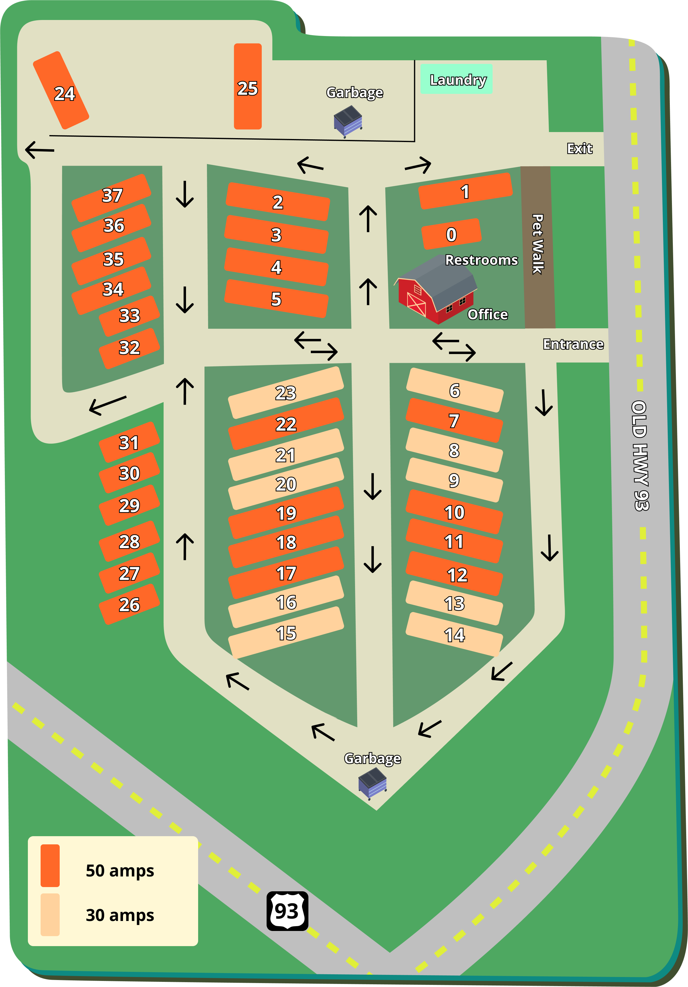 Diamond S RV Park property map
