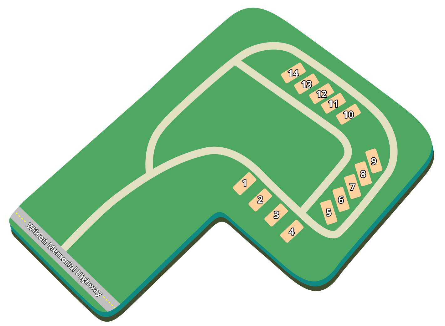Grandview RV Park property map