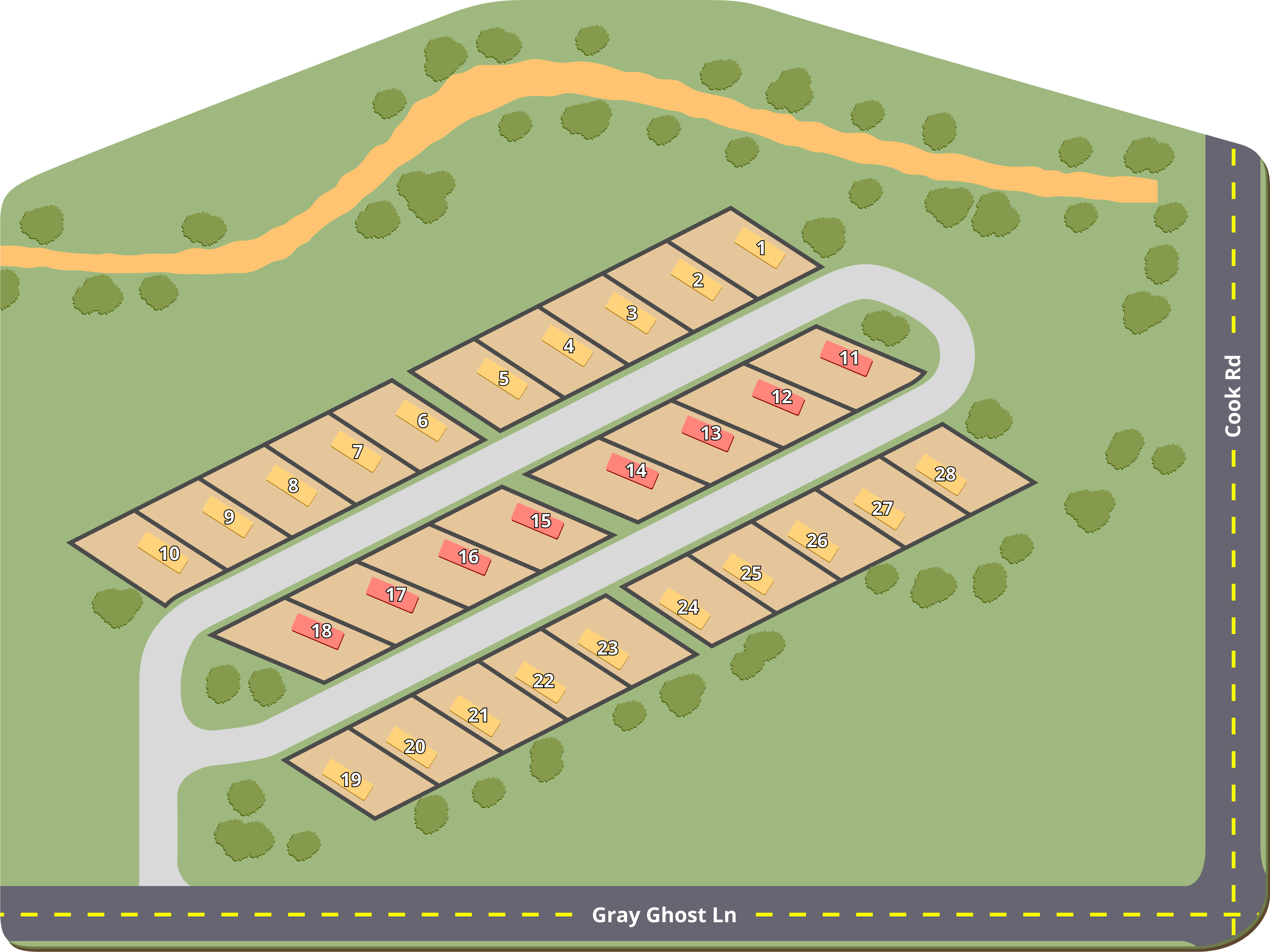 Gray Ghost RV property map