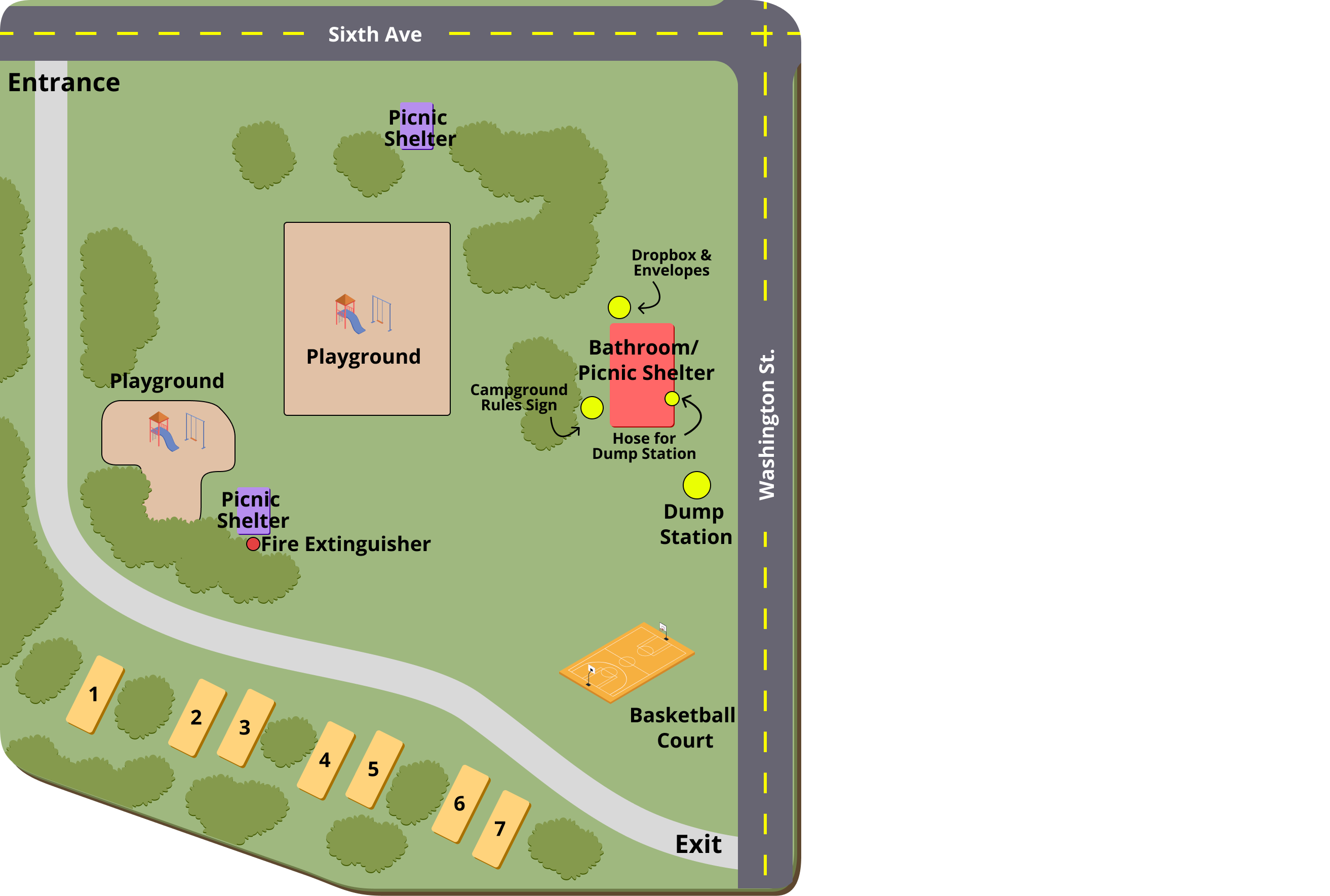 Humboldt Campground property map