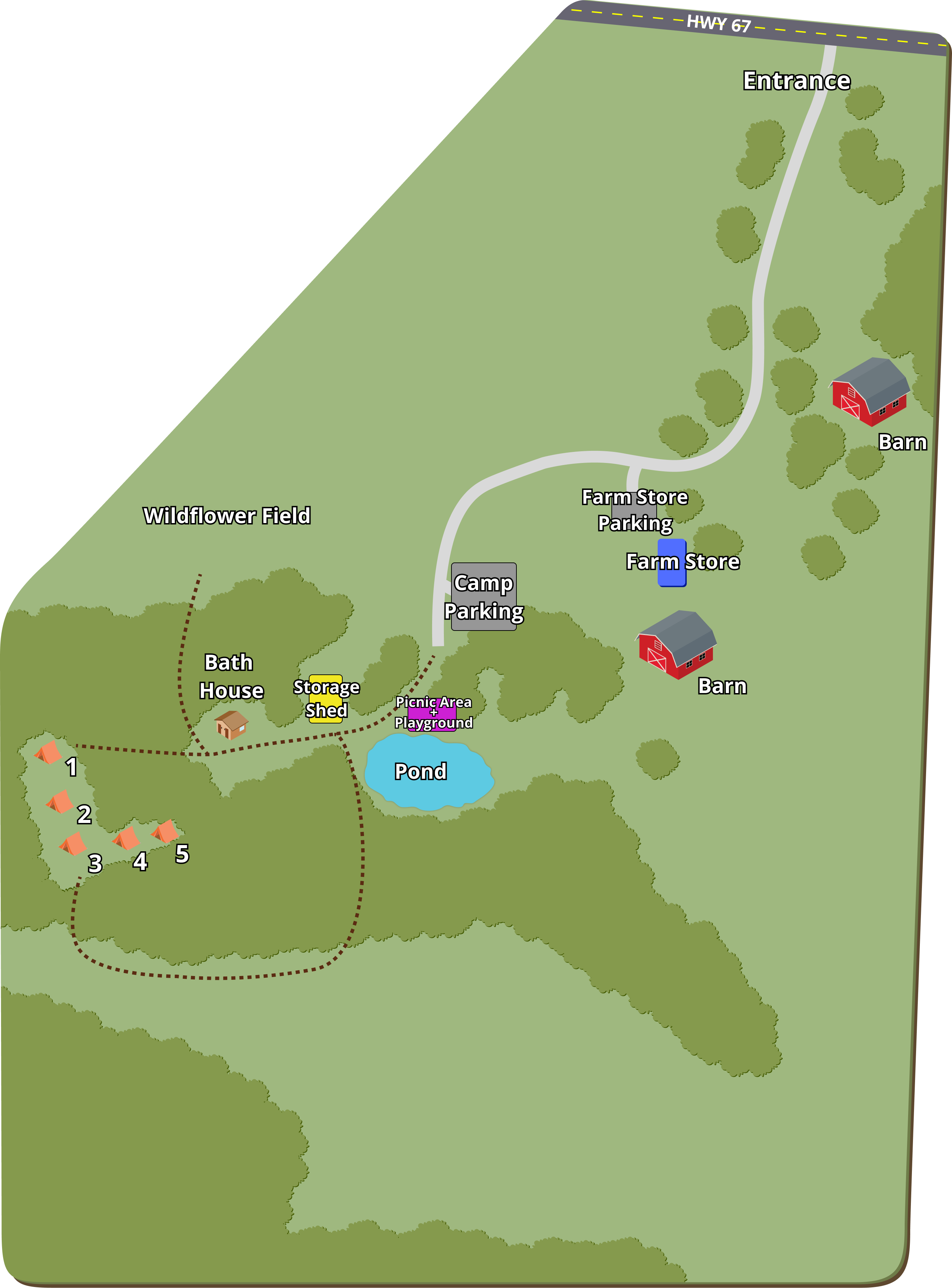 Juniper Hill Farm property map