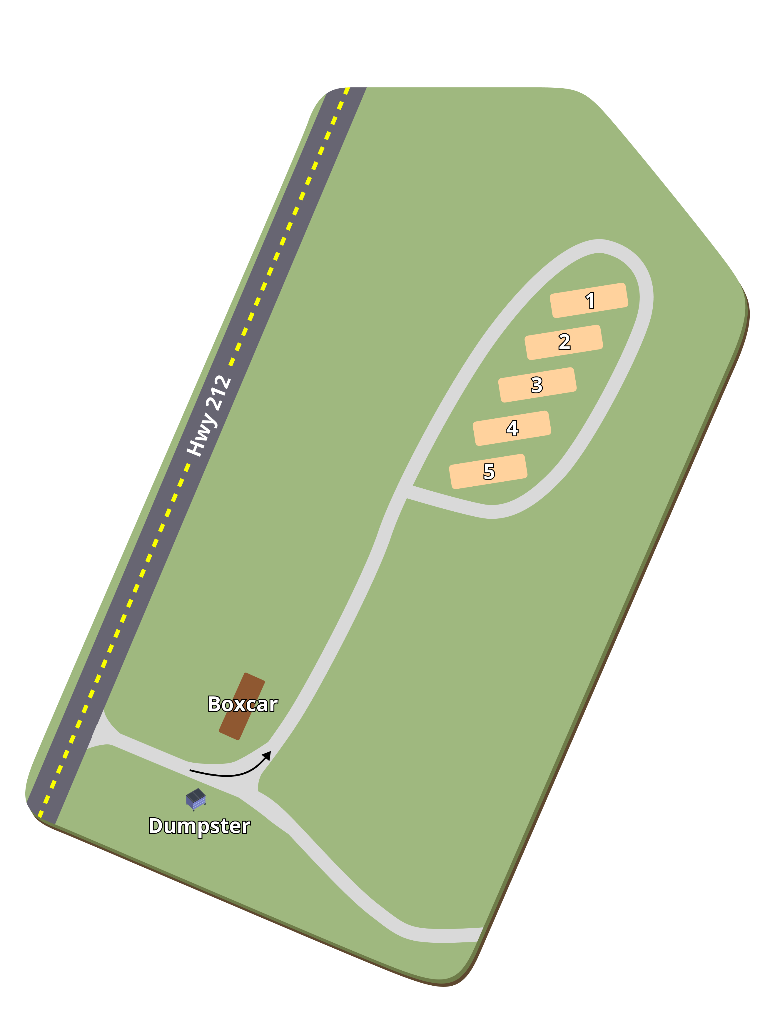 Kruck's Camp property map