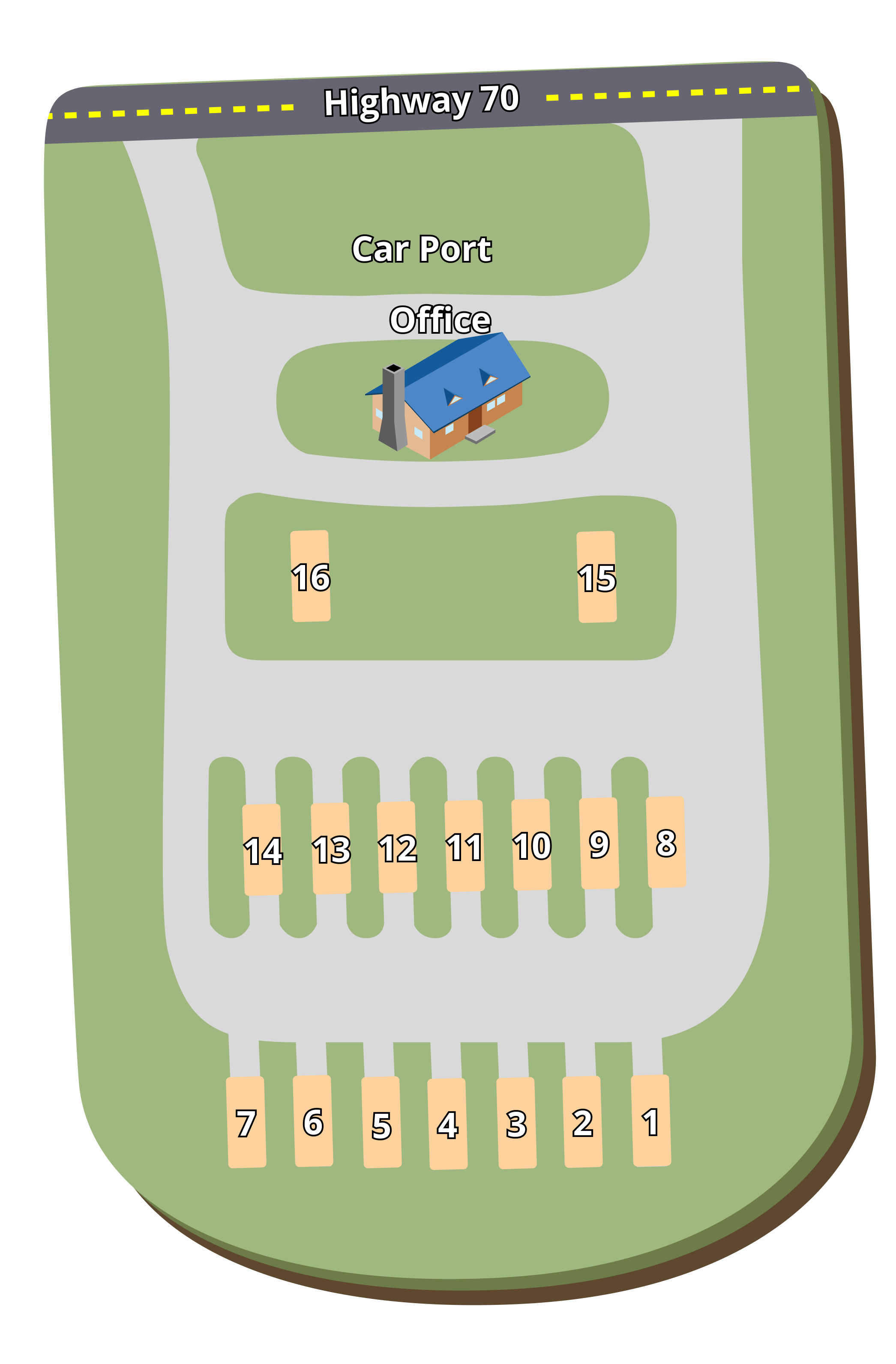 Lamar RV Park property map