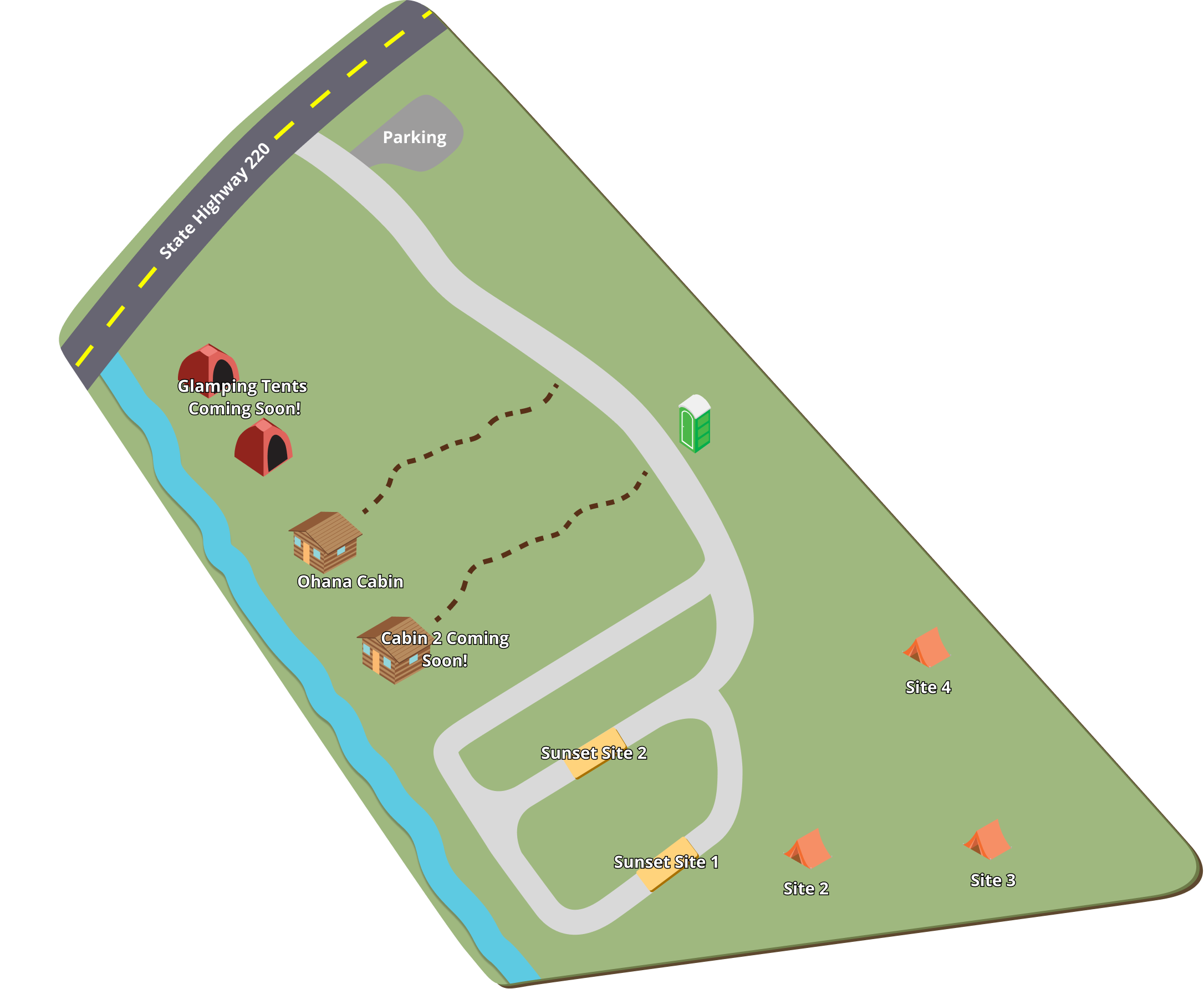Live the Outdoors Grounds property map