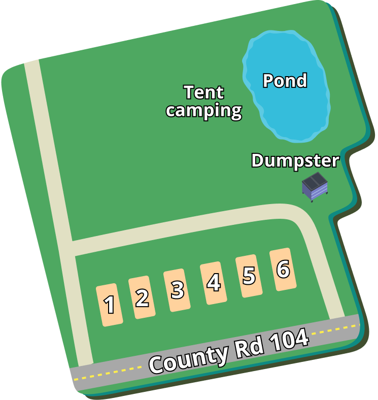 Pop's Place RV Park property map
