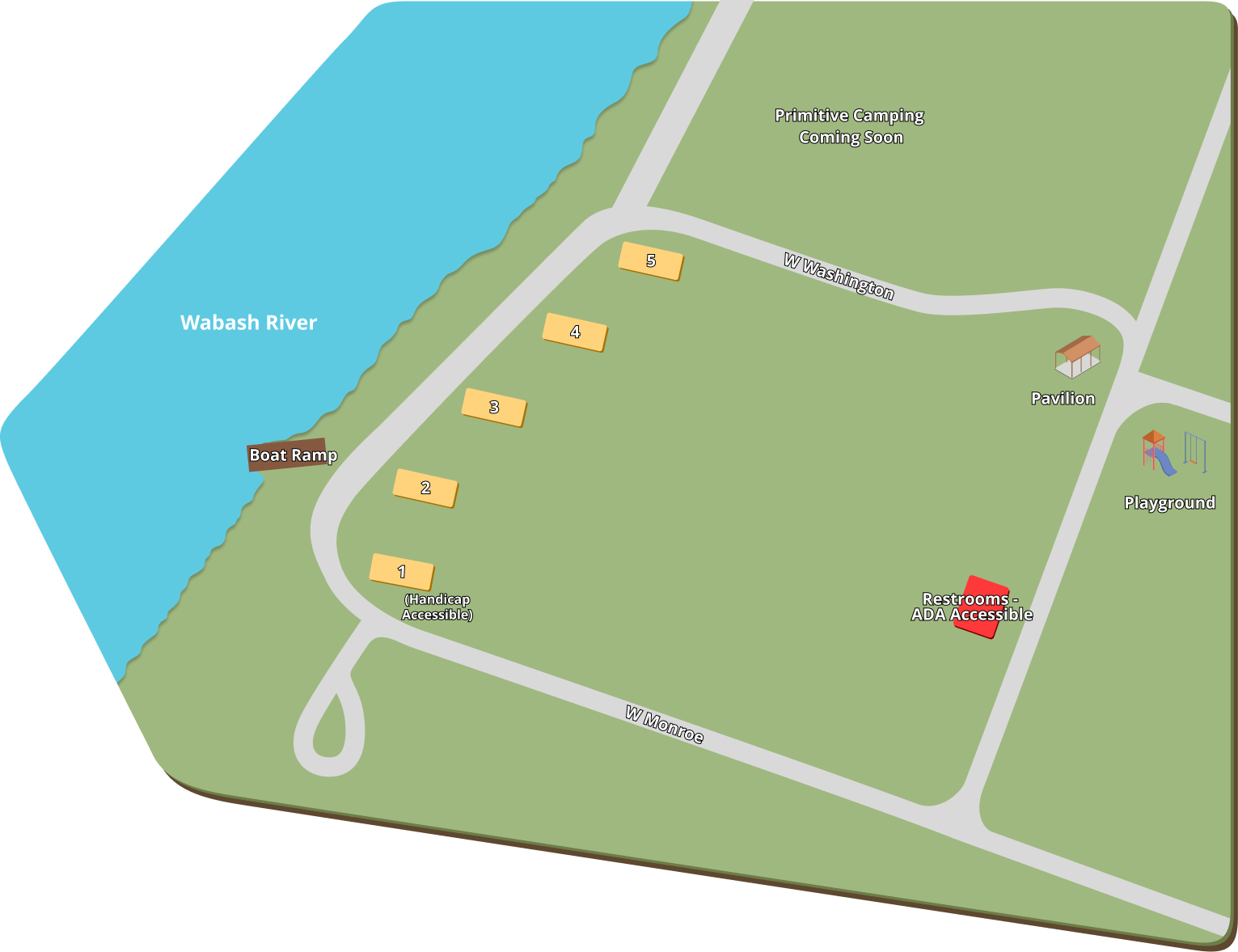 Quabache Park Campground property map