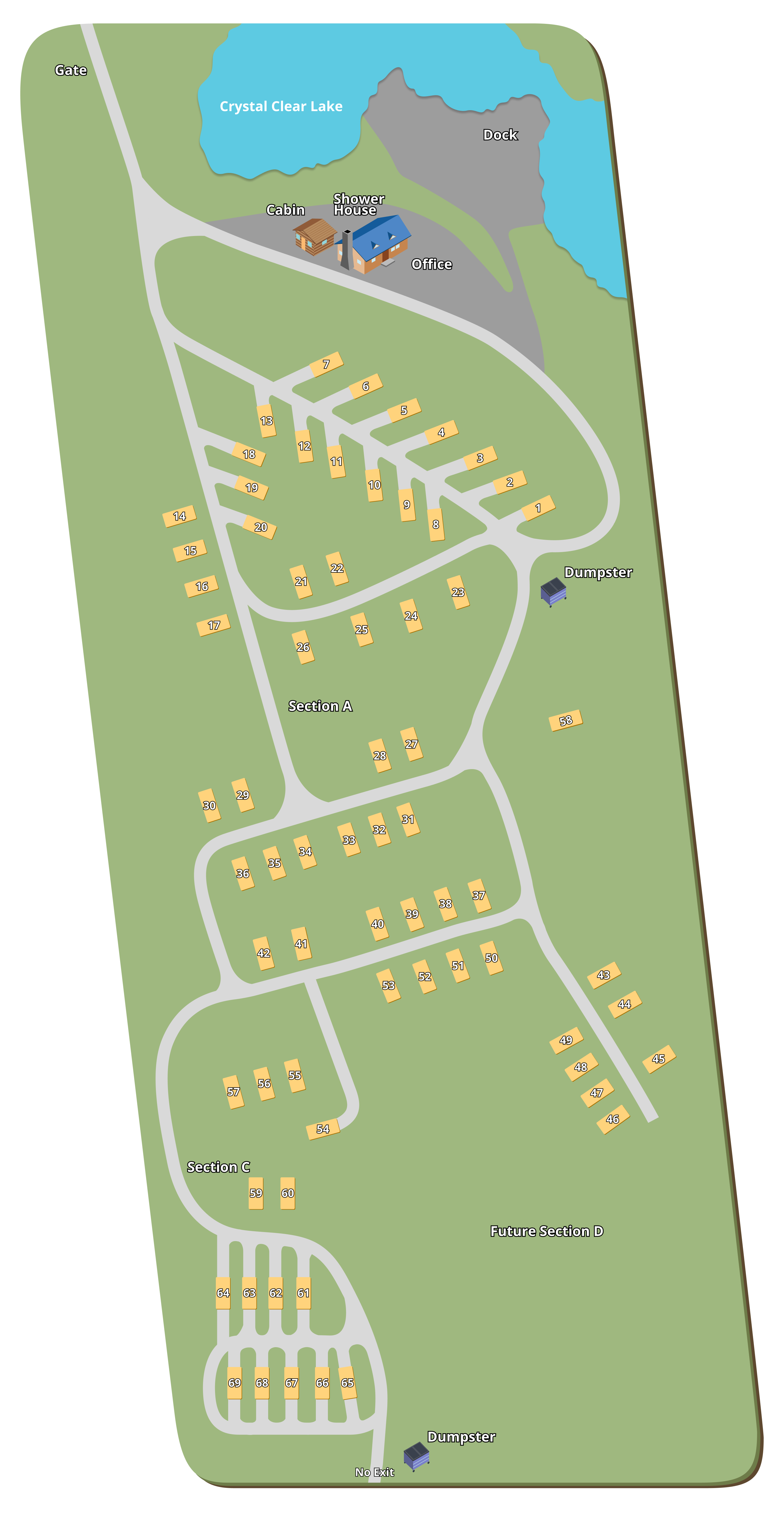 Rockwater Campground property map