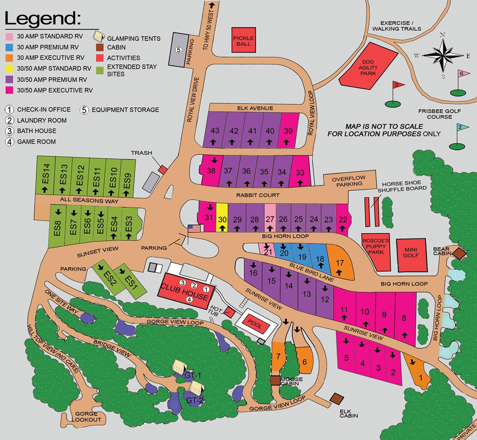 Royal View RV Park property map