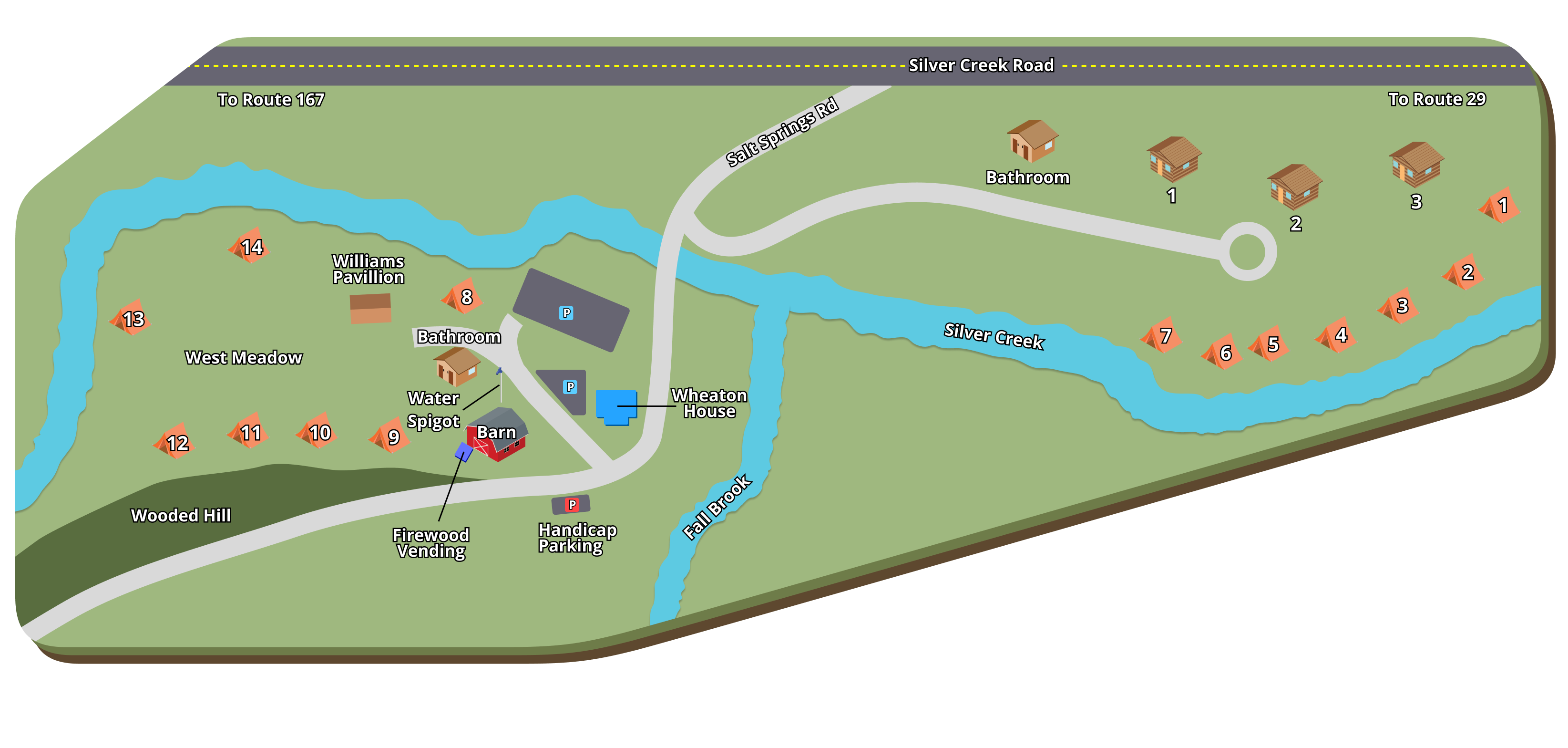 Salt Springs Park property map
