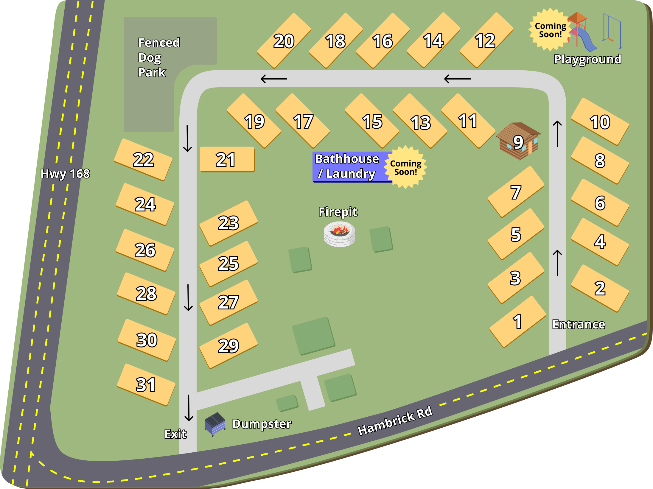 Sand Mountain Retreat RV Park property map