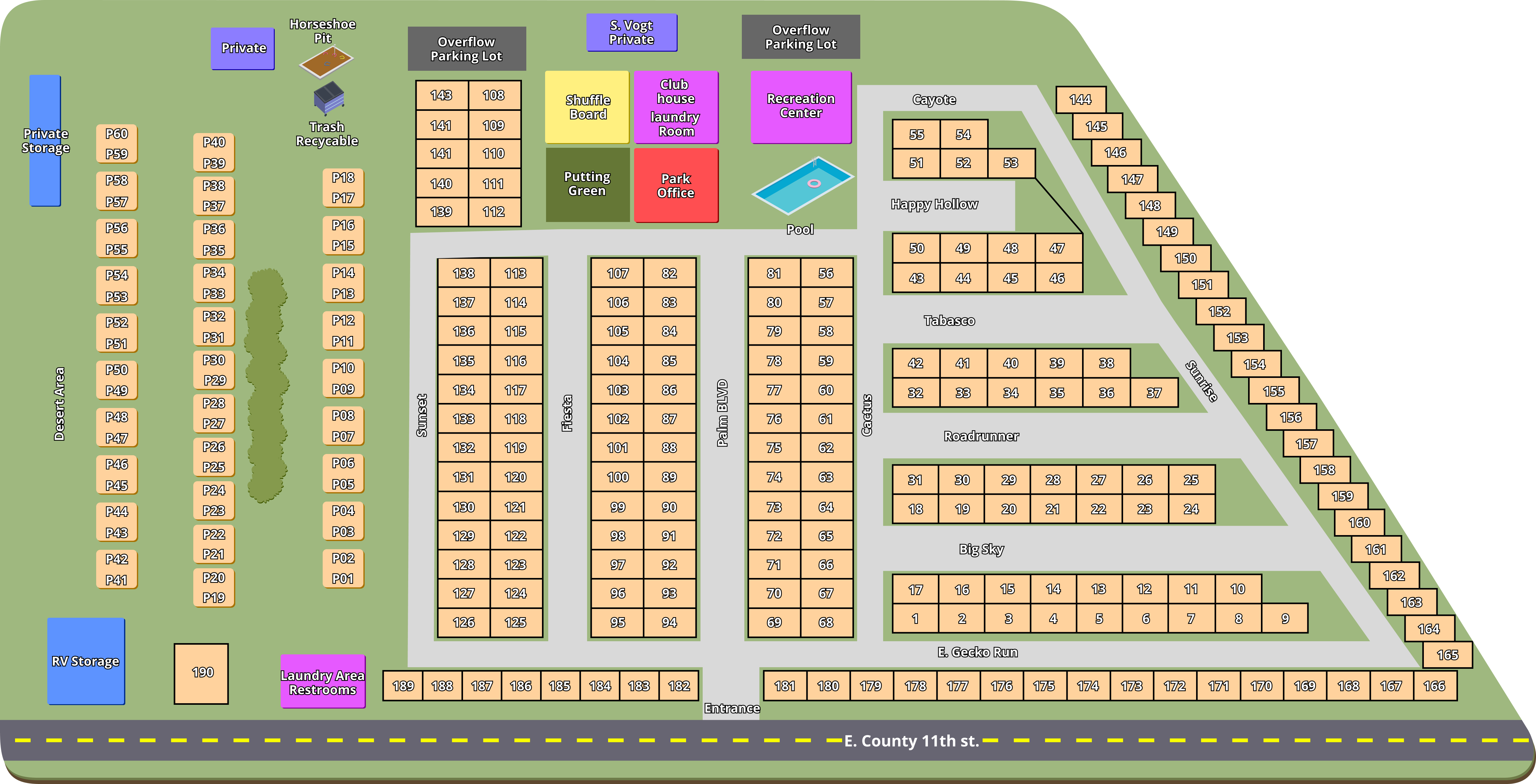 Tier Drop RV Park property map