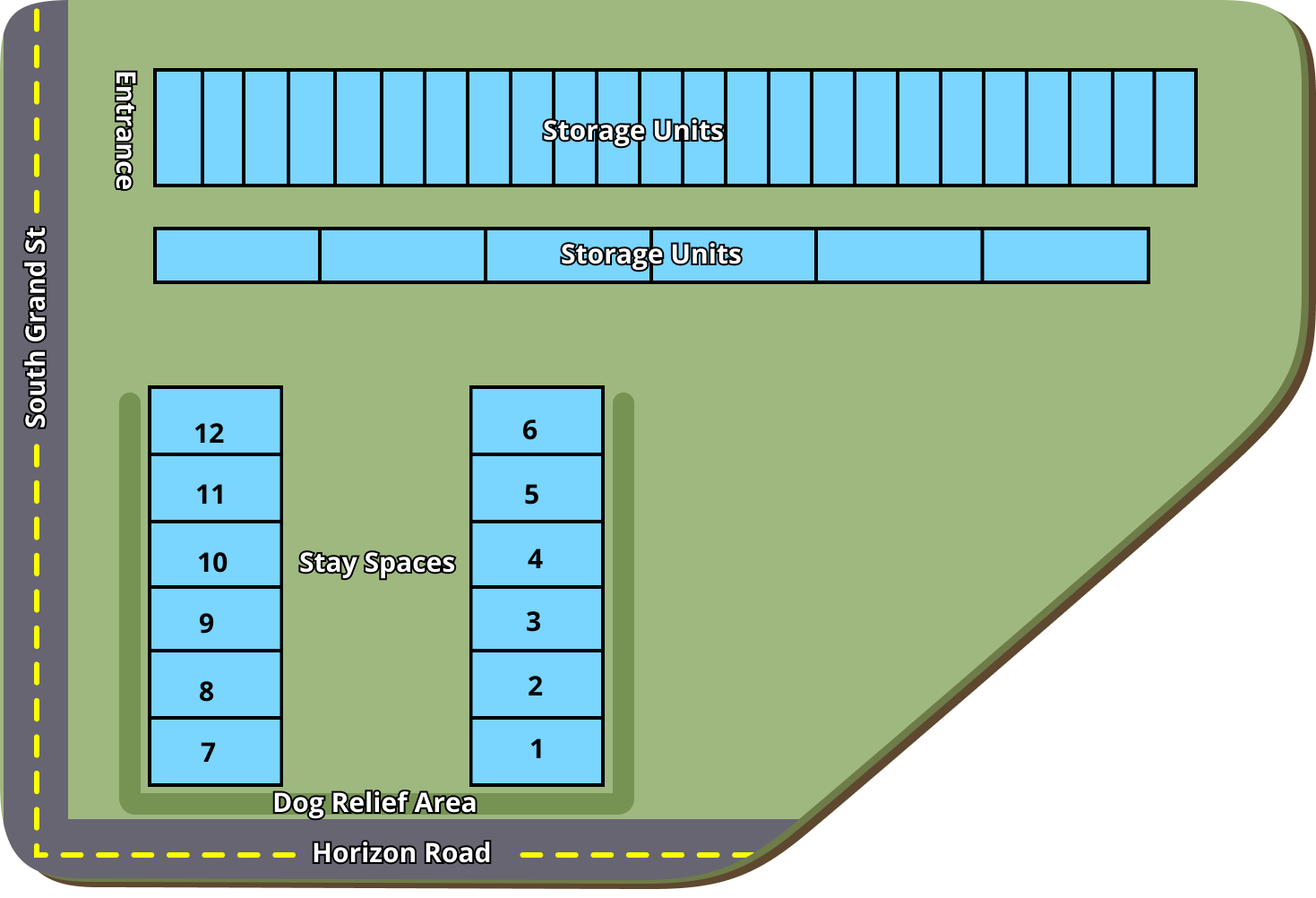 Trailer Stash & Stay property map