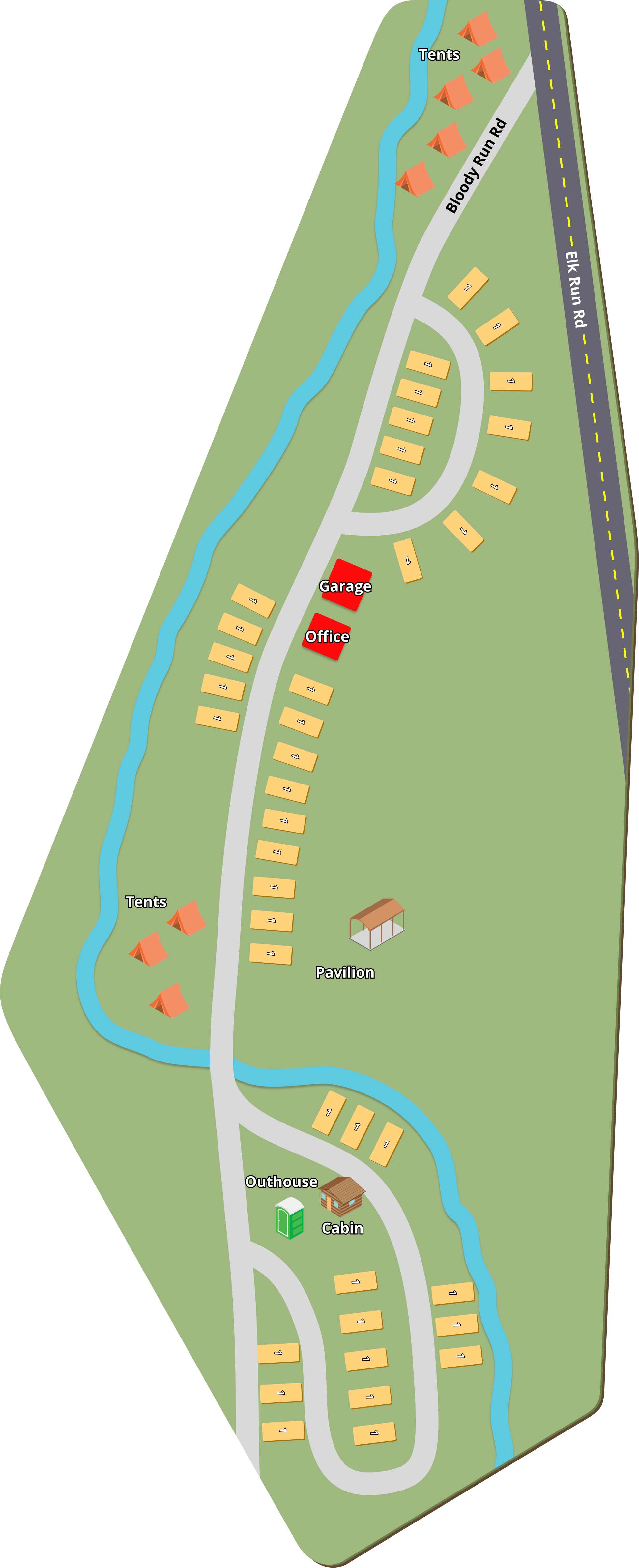 Your RV Park & Campground property map